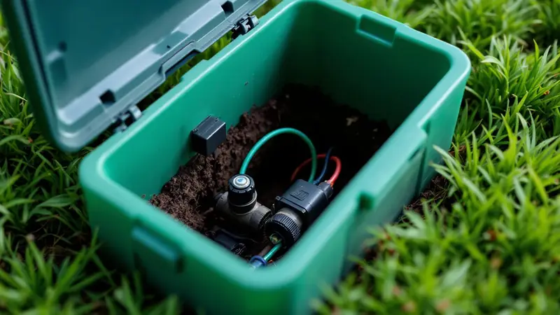 Zone valves in a valve box, where solenoids and diaphragms fail.